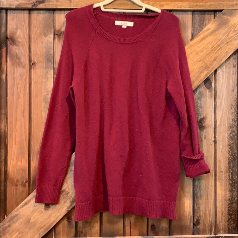 Side zip Loft sweater